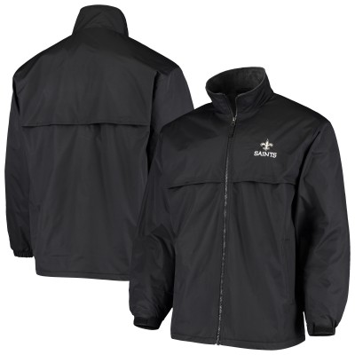 Кофта на молнии New Orleans Saints Dunbrooke Black Triumph Fleece