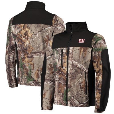 Куртка легкая на молнии New York Giants Dunbrooke Circle Hunter Softshell - Realtree Camo/Black