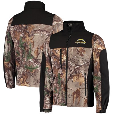 Кофта на молнии Los Angeles Chargers Dunbrooke Circle Hunter Softshell - Realtree Camo/Black