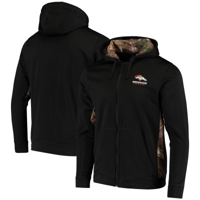 Толстовка на молнии Denver Broncos Dunbrooke Decoy Tech Fleece - Black/Realtree Camo