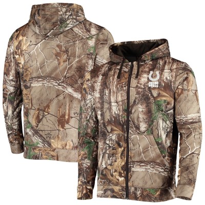 Толстовка на молнии Indianapolis Colts Dunbrooke Trophy Tech Fleece - Realtree Camo