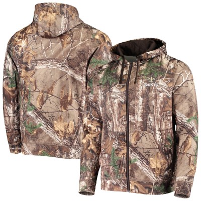 Толстовка флисовая на молнии New Orleans Saints Dunbrooke Trophy Tech - Realtree Camo