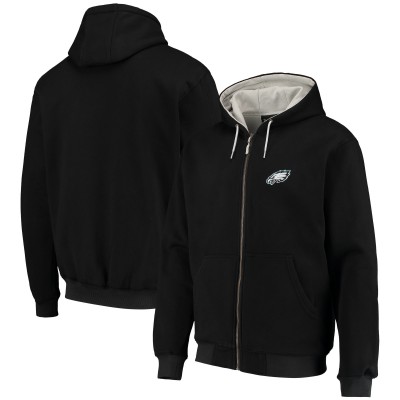 Толстовка на молнии Philadelphia Eagles Dunbrooke Craftsman Thermal-Lined - Black