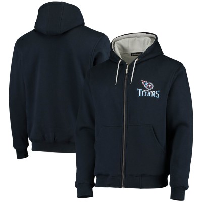 Толстовка на молнии Tennessee Titans Dunbrooke Craftsman Thermal-Lined - Navy