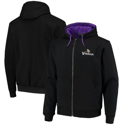 Толстовка на молнии Minnesota Vikings Dunbrooke Craftsman Thermal-Lined - Black