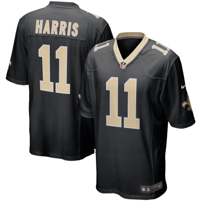 Игровая джерси Deonte Harris New Orleans Saints Nike Game - Black