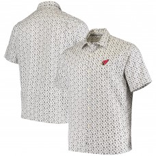 Arizona Cardinals Tommy Bahama Baja Mar Woven Button-Up Shirt - White