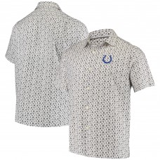 Indianapolis Colts Tommy Bahama Baja Mar Woven Button-Up Shirt - White