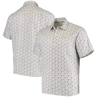 Рубашка с коротким рукавом Los Angeles Chargers Tommy Bahama Baja Mar Woven - White