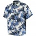 Рубашка с коротким рукавом Houston Texans Tommy Bahama Sport Harbor Island Hibiscus Camp - Navy