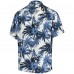 Рубашка с коротким рукавом Houston Texans Tommy Bahama Sport Harbor Island Hibiscus Camp - Navy