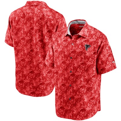 Рубашка Atlanta Falcons Tommy Bahama Sport Jungle Shade Camp - Red