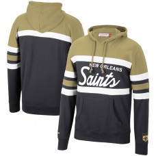 Толстовка New Orleans Saints Mitchell & Ness Head Coach - Vegas Gold/Black