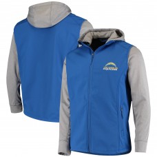 Los Angeles Chargers Dunbrooke Royal/Gray Alpha Full-Zip Jacket