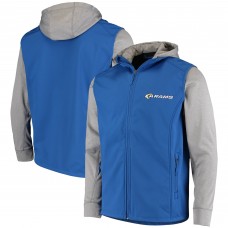 Кофта на молнии Los Angeles Rams Dunbrooke Alpha - Royal/Gray