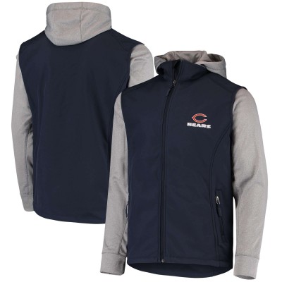 Куртка на молнии Chicago Bears Dunbrooke Alpha - Navy/Gray