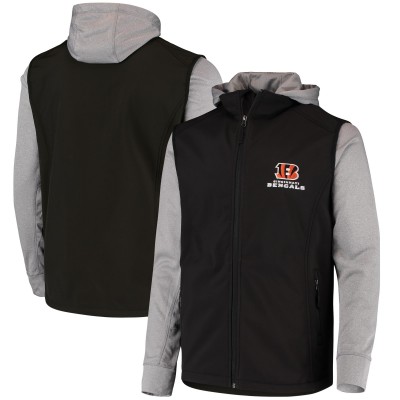 Cincinnati Bengals Dunbrooke Black/Gray Alpha Full-Zip Jacket