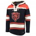Толстовка Chicago Bears 47 Navy/Orange Lacer V-Neck