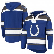 Indianapolis Colts 47 Royal/Gray Lacer V-Neck Pullover Hoodie