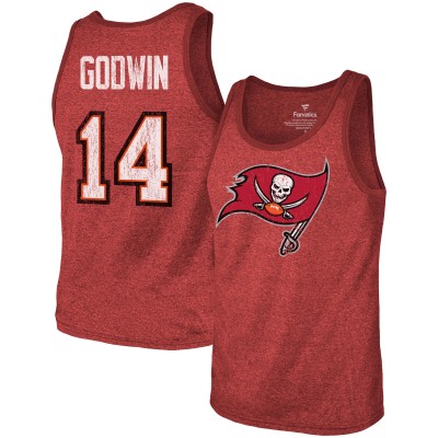Chris Майка Godwin Tampa Bay Buccaneers Name & Number Tri-Blend - Red