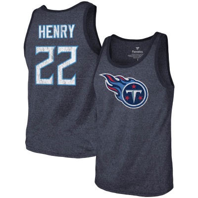 Майка Майка Derrick Henry Tennessee Titans Tri-Blend - Navy