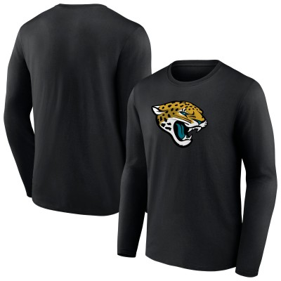 Jacksonville Jaguars Black Primary Team Logo Long Sleeve T-Shirt