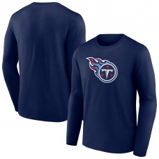 Футболка с длинным рукавом Tennessee Titans Primary Team Logo - Navy