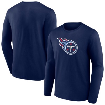 Футболка с длинным рукавом Tennessee Titans Primary Team Logo - Navy