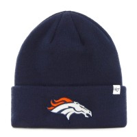 Denver Broncos 47 Navy Primary Basic Cuffed Knit Hat