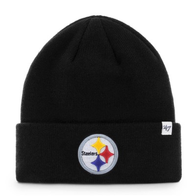 Pittsburgh Steelers 47 Black Primary Basic Cuffed Knit Hat