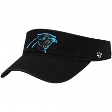 Carolina Panthers 47 Black Clean Up Visor