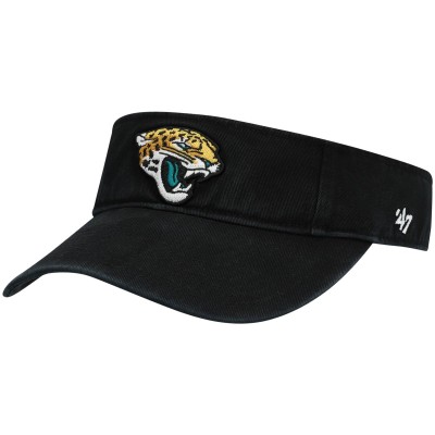 Jacksonville Jaguars 47 Black Clean Up Visor
