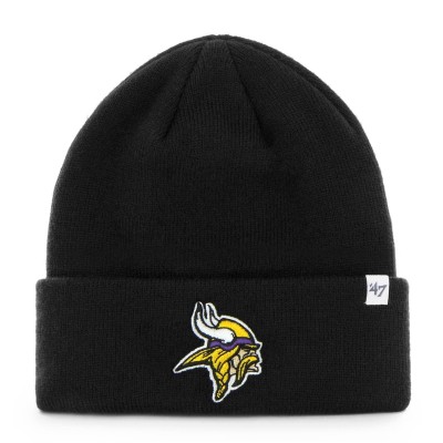 Minnesota Vikings 47 Black Secondary Basic Cuffed Knit Hat