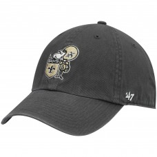 Бейсболка New Orleans Saints 47 Charcoal Clean Up Legacy