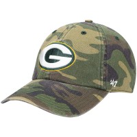 Бейсболка Green Bay Packers 47 Camo Woodland Clean Up