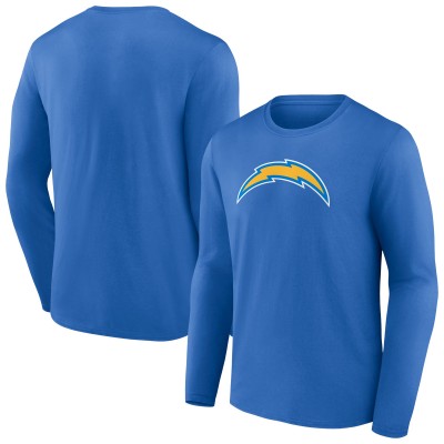 Футболка с длинным рукавом Los Angeles Chargers Primary Team Logo - Powder Blue