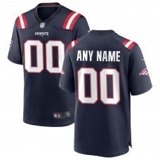 Именная игровая джерси Nike New England Patriots - Navy