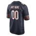 Именная джерси Chicago Bears Nike Navy Game