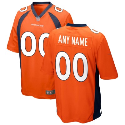 Именная игровая джерси Denver Broncos Nike - Orange