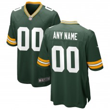 Именная игровая джерси Green Bay Packers Nike Game - Green