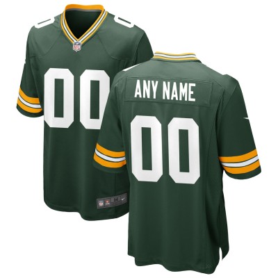 Именная игровая джерси Green Bay Packers Nike Game - Green