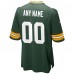 Именная игровая джерси Green Bay Packers Nike Game - Green