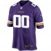 Именная игровая джерси Minnesota Vikings Nike Game - Purple