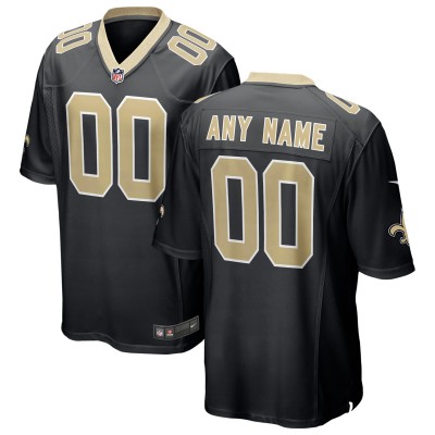 Именная игровая джерси New Orleans Saints Nike Game - Black