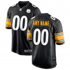 Именная игровая джерси Pittsburgh Steelers Nike Game - Black