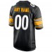 Именная игровая джерси Pittsburgh Steelers Nike Game - Black