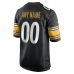 Именная джерси Pittsburgh Steelers Nike Black Game