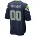 Именная игровая джерси Seattle Seahawks Nike Game - College Navy