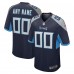 Именная игровая джерси Tennessee Titans Nike Custom - Navy