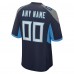 Именная игровая джерси Tennessee Titans Nike Custom - Navy